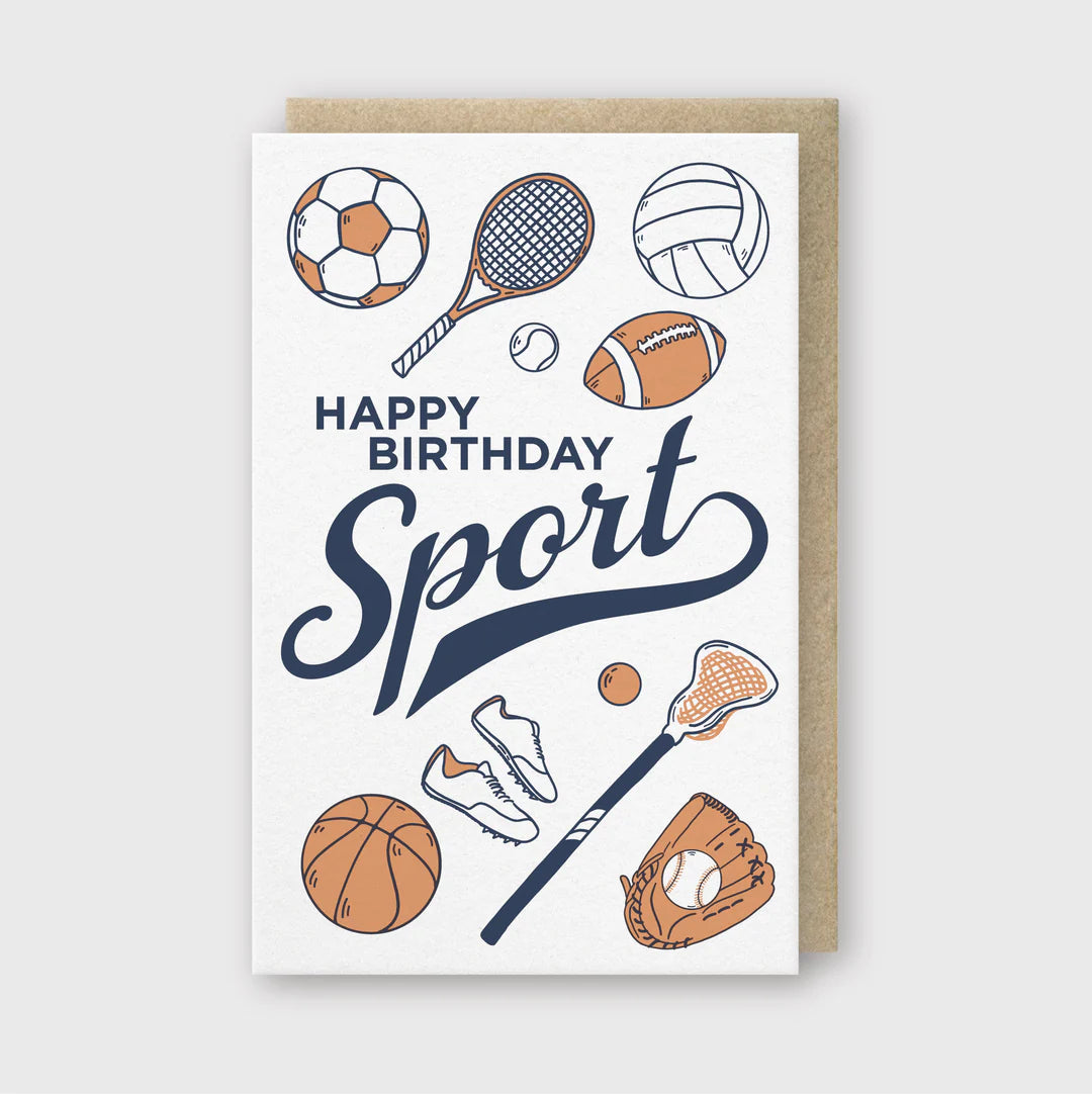 Pike Street Press - Birthday Sport Greeting Card