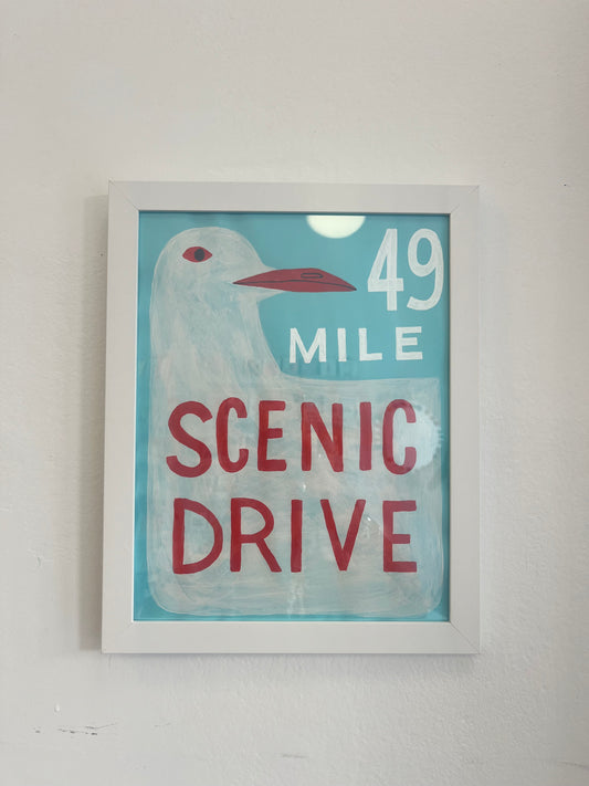 Bridget Watson Payne - 49 Mile Scenic Drive Print