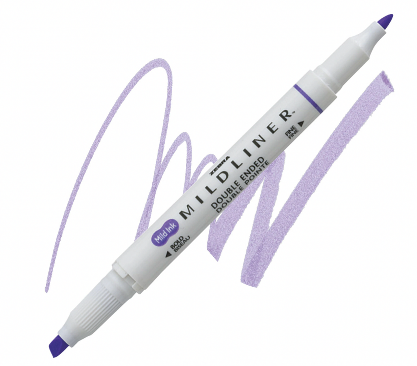 Zebra Mildliner Double-Ended Highlighter - Violet