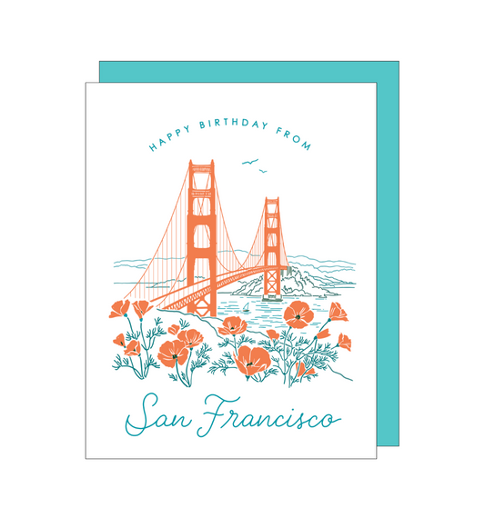 Smudge Ink - Happy Birthday From San Francisco