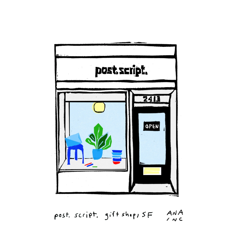 Inciardi - post.script. 8" x  10" risograph print - Exclusive - ONLINE