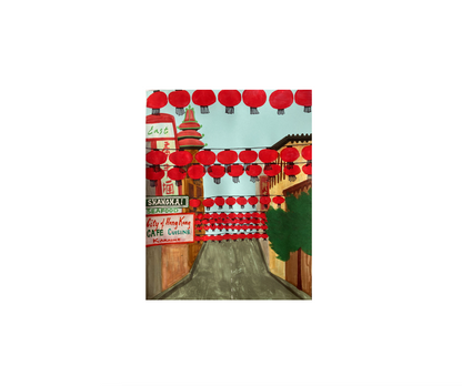 Bridget Watson Payne - Grant St. Chinatown - Original artwork