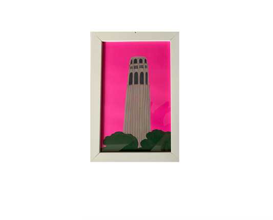 Bridget Watson Payne - Coit Tower - Original artwork
