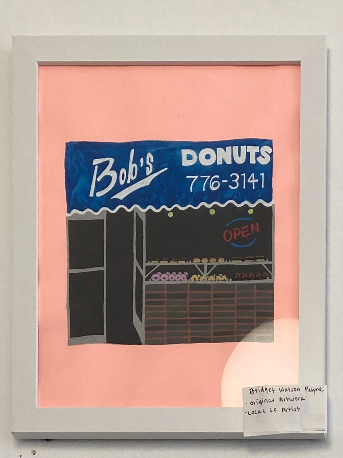 Bridget Watson Payne - Bob’s Donuts 2 - Original artwork