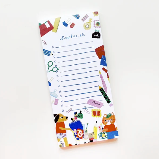 Stationery Store Day - Stocking Up Notepad
