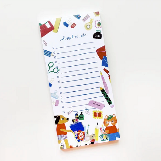 Stationery Store Day - Stocking Up Notepad