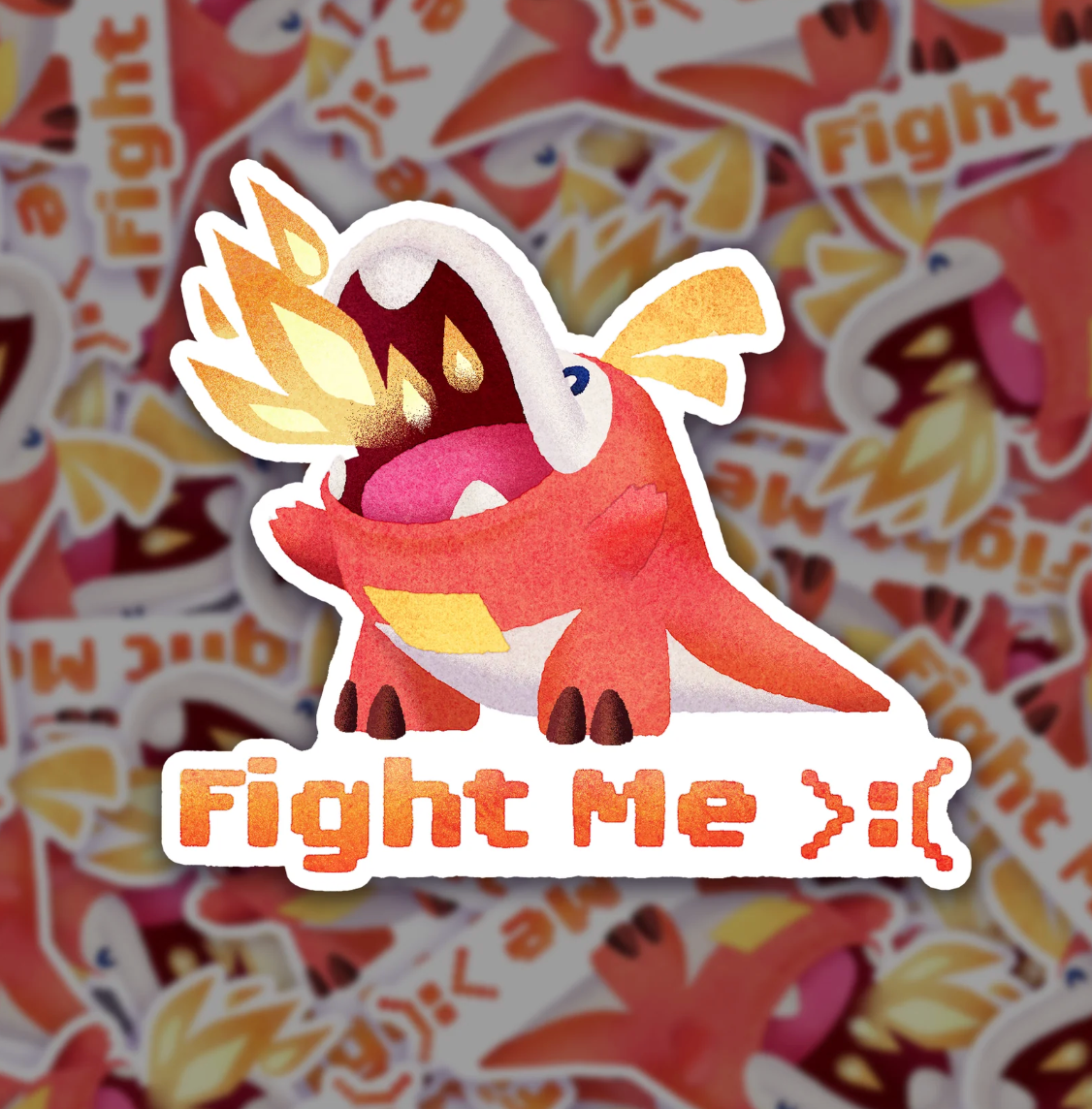 Wontonchild - Fight me sticker
