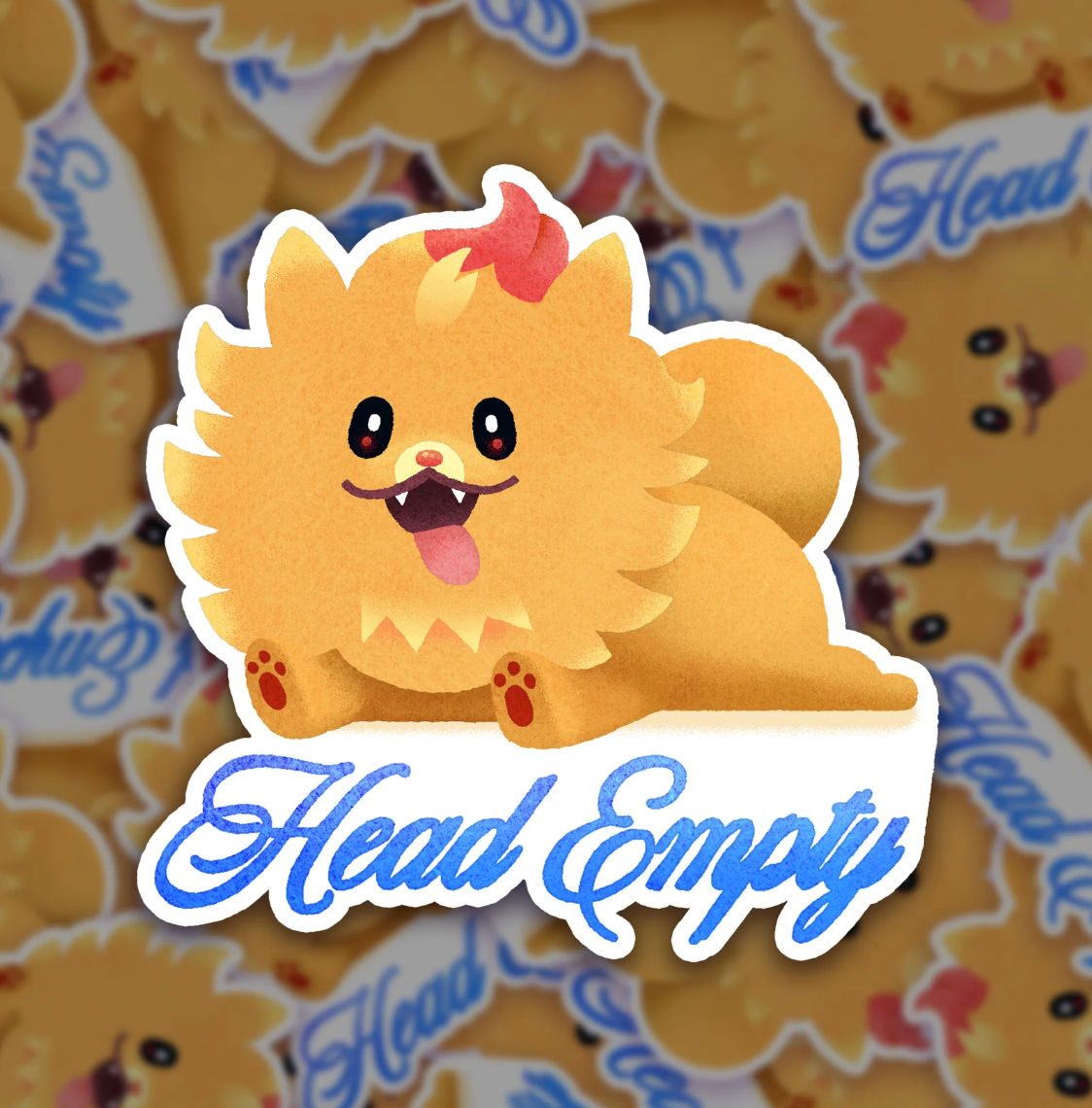 Wontonchild -  Head Empty sticker