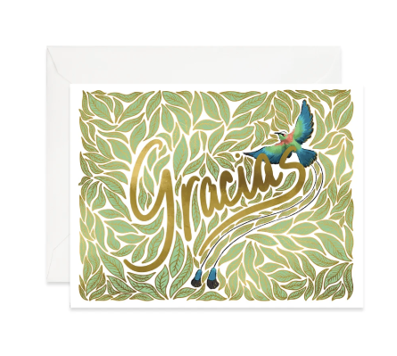 Good Juju Ink - Gracias Bird card