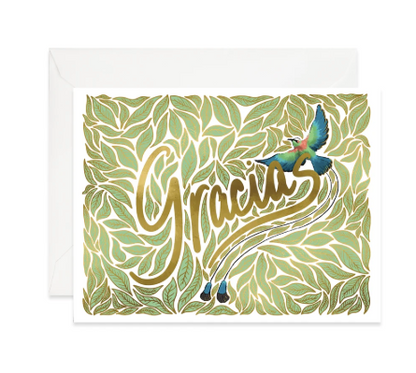 Good Juju Ink - Gracias Bird card