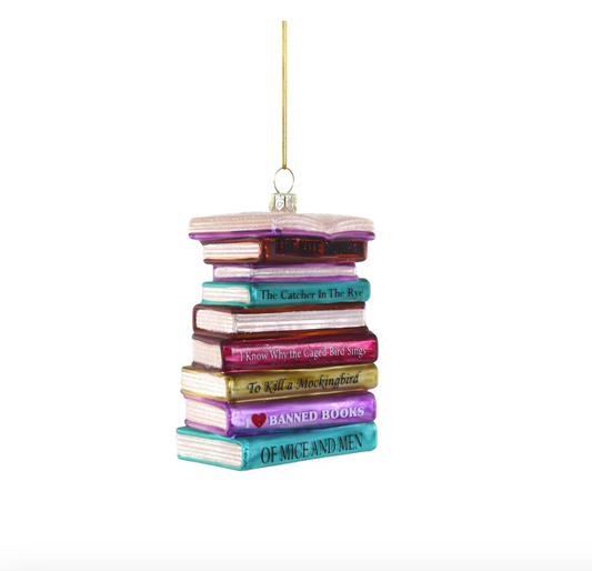 Cody Foster - I Heart Banned Books- ornament