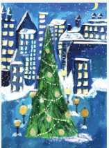 Mr. Boddington's Studio - Blue city - Petite Card