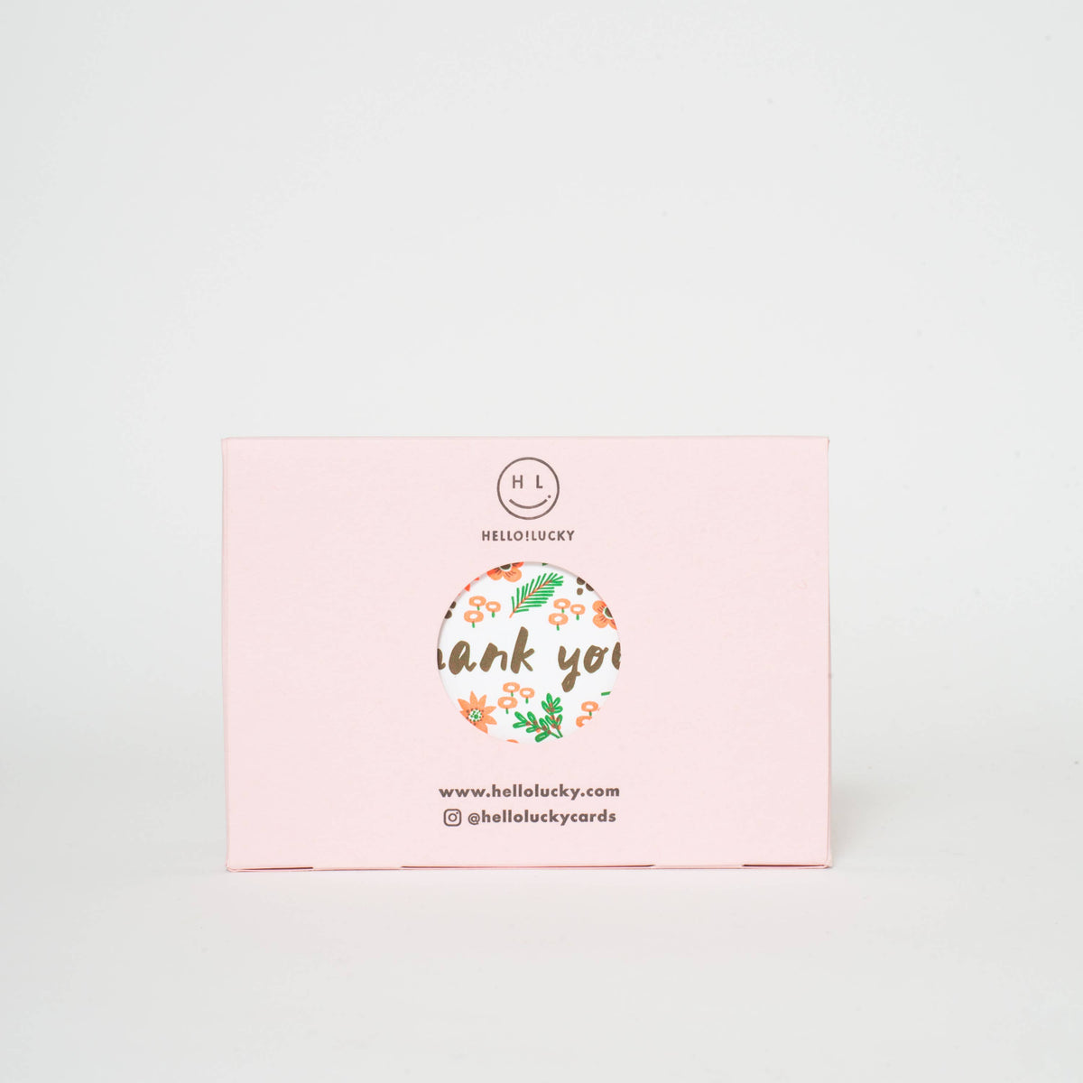 Hello!Lucky. - Thank You Floral Letterpress Box set