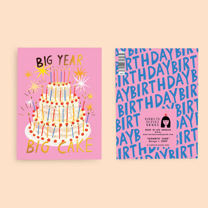 Carolyn Suzuki - GIGANTIC BIRTHDAY - Birthday Card