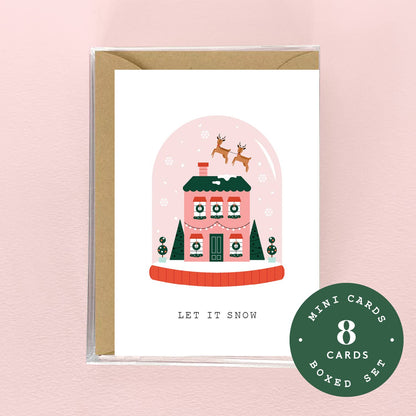 Spaghetti & Meatballs - Let it Snow Globe Mini cards