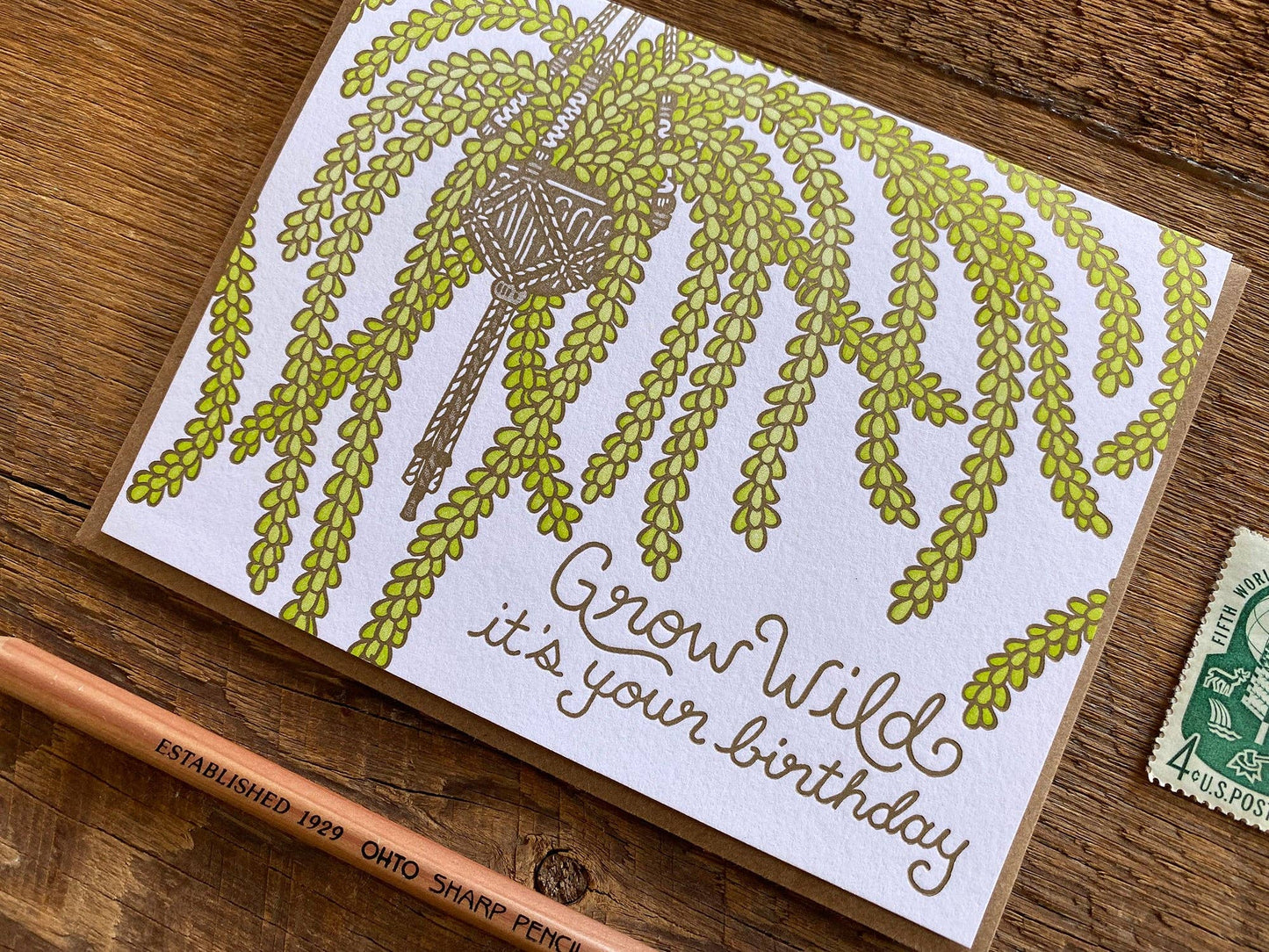 Noteworthy Paper & Press - Grow Wild Birthday Card