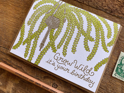 Noteworthy Paper & Press - Grow Wild Birthday Card