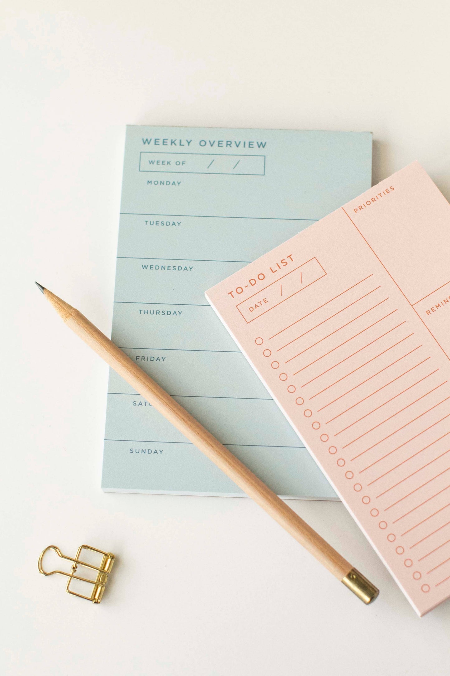 Line & Kind Paper - Weekly Planner - Minimal  notepad