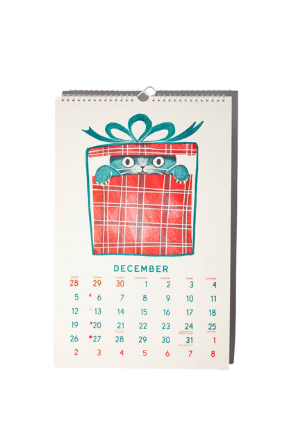 Bromstad Printing Co. - 2027 Risograph Wall Calendar - Just Makin' It Through