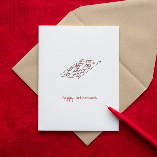 Albertine Press - Happy Retirement Greeting Card