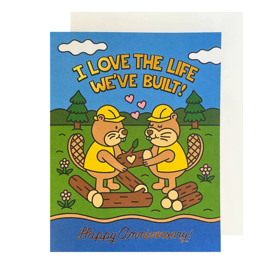 The Social Type - I Love the Life We've Built Anniversary Card