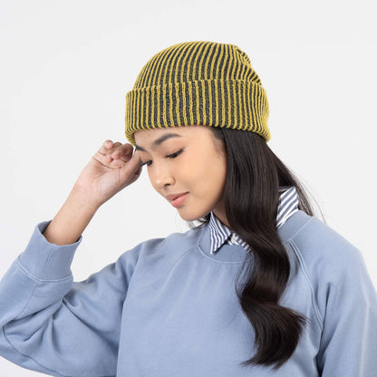 VERLOOP - Simple Rib Hat - Navy Teal