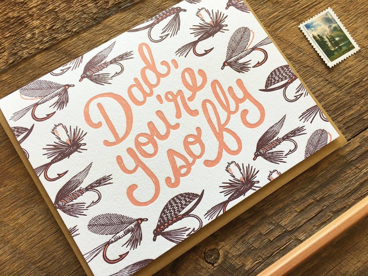Noteworthy Paper & Press - Dad Fly Card