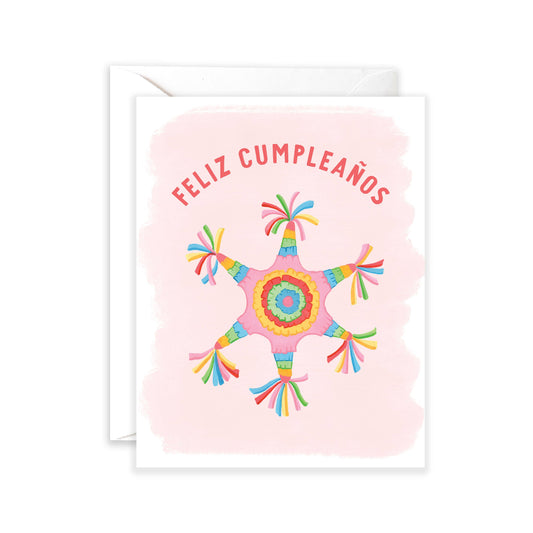 Isabella MG - Feliz Cumpleaños Piñata Greeting Card