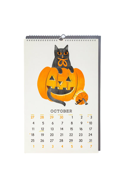 Bromstad Printing Co. - 2026 Risograph Wall Calendar - Butterfly Days