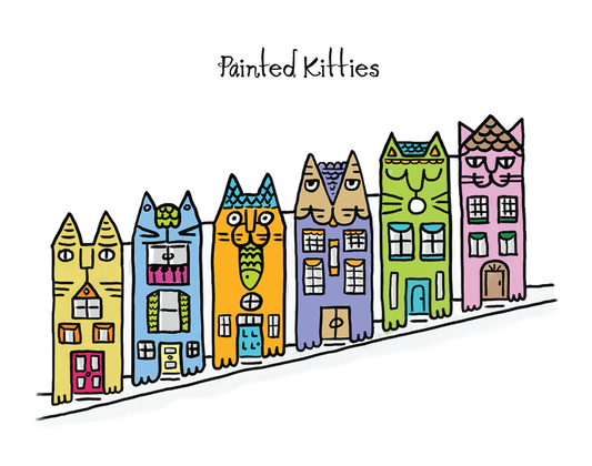 Cat City, Ink. - Painted Kitties