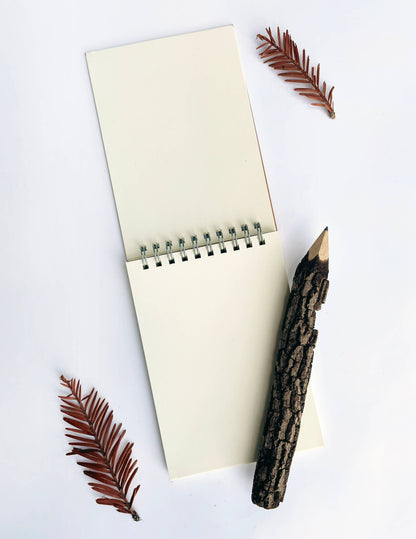 Studio Portmanteau - Medium Top Spiral Notebook: Black