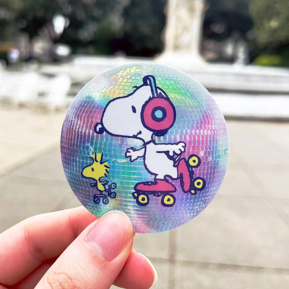 Apply Stickers - Roller Buds: Snoopy & Woodstock - Die-Cut Sticker