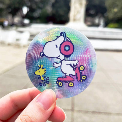 Apply Stickers - Roller Buds: Snoopy & Woodstock - Die-Cut Sticker