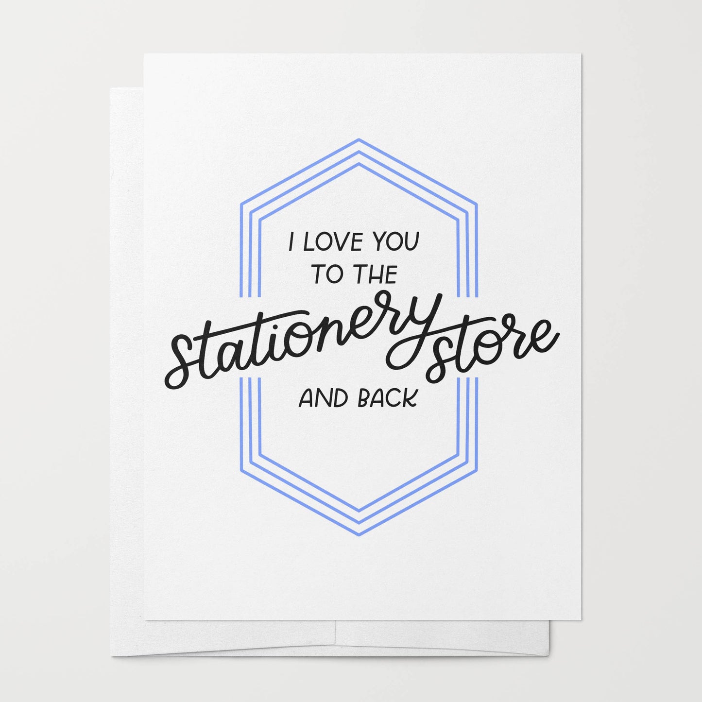 Just Follow Your Art - Stationery Store Card | Funny Love Card, Paper People Gifts