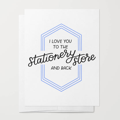 Just Follow Your Art - Stationery Store Card | Funny Love Card, Paper People Gifts