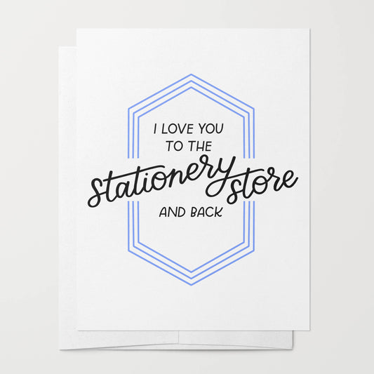 Just Follow Your Art - Stationery Store Card | Funny Love Card, Paper People Gifts