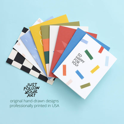 Just Follow Your Art - Stationery Store Card | Funny Love Card, Paper People Gifts