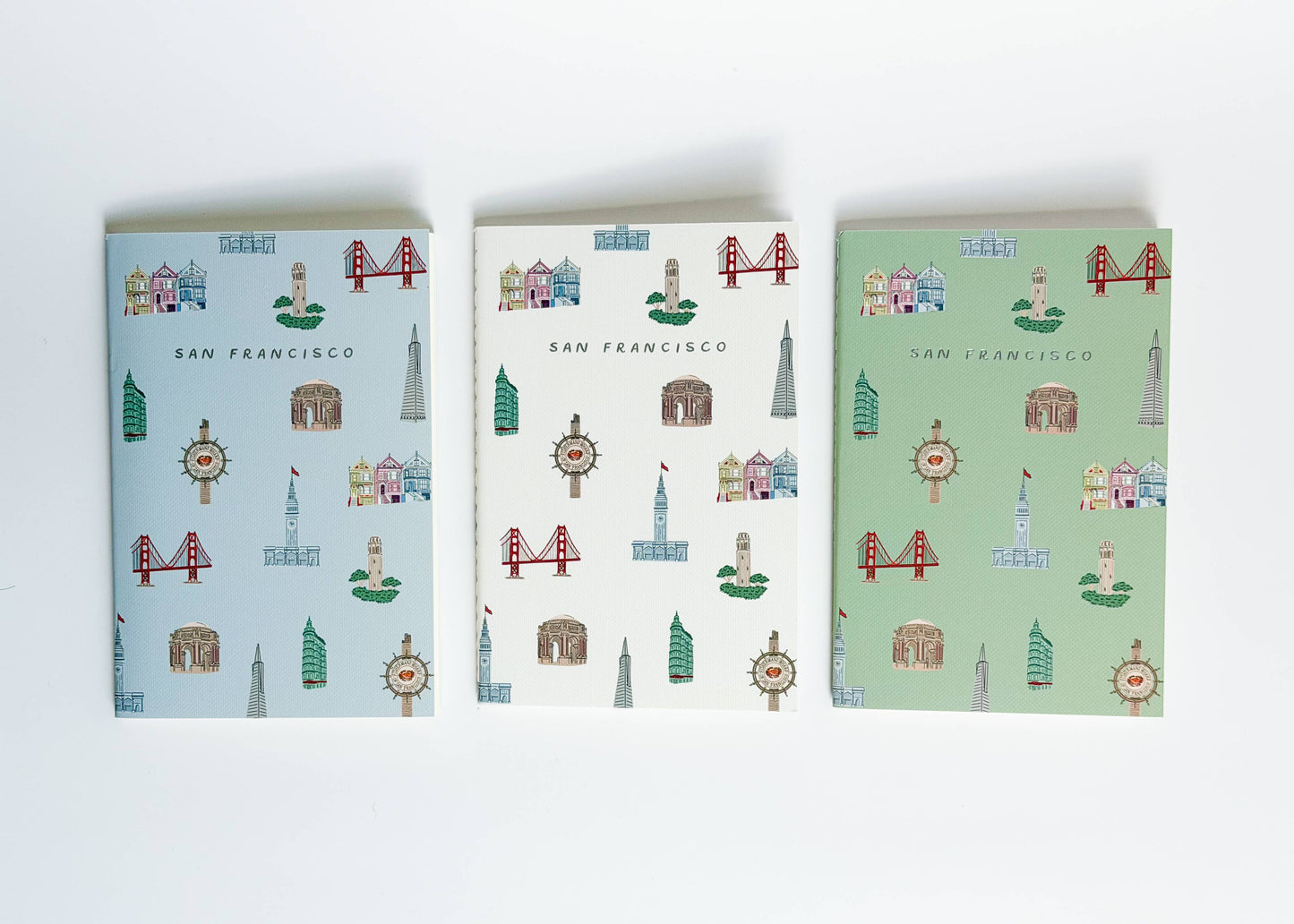 By Aleisha - San Francisco Landmark Notebooks (Set of 3)