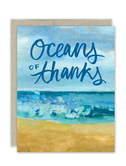 Biely & Shoaf - Oceans Of Thanks Boxed Notecard - Set of 10