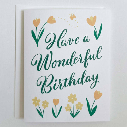 Quietude Studio - Flower Birthday Card