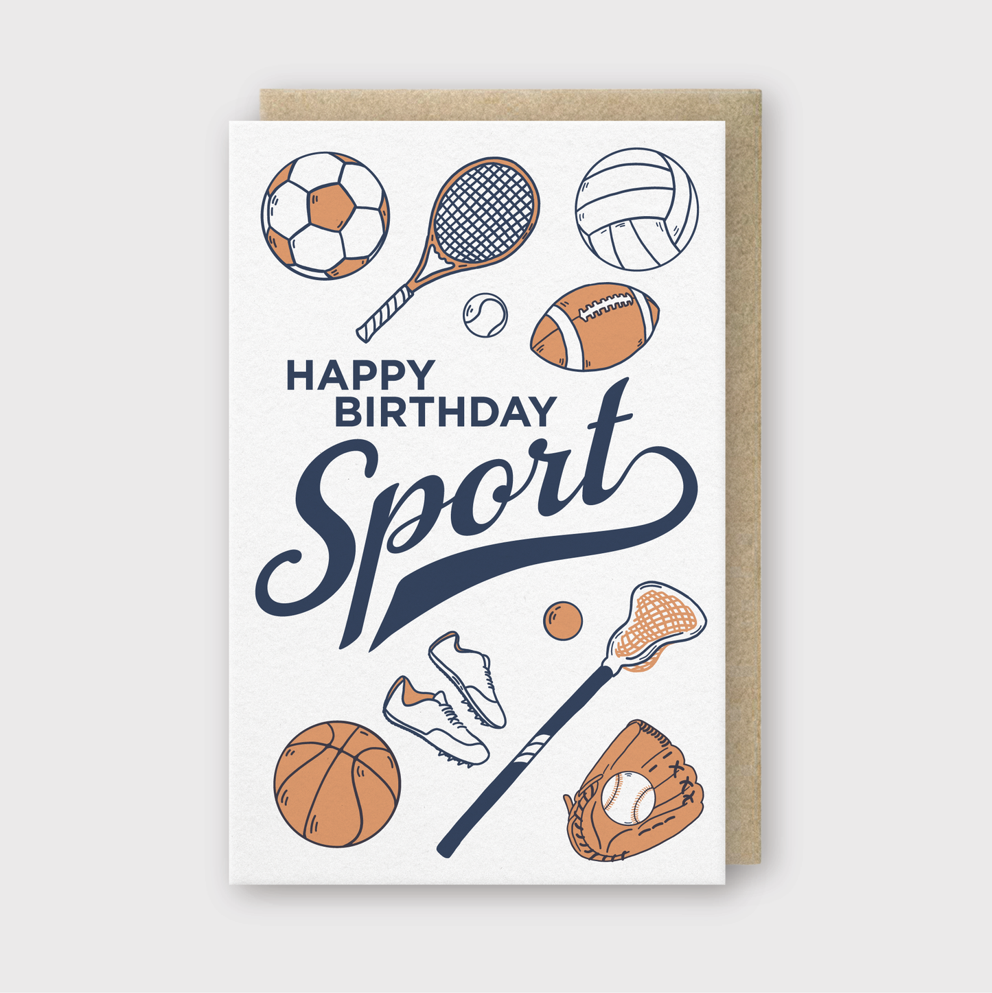 Pike Street Press - Birthday Sport Greeting Card: 3 3/8" X 5 3/8"
