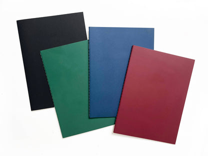 Studio Portmanteau -B5 Large Saddle Stitch  Blank  Notebooks: Black