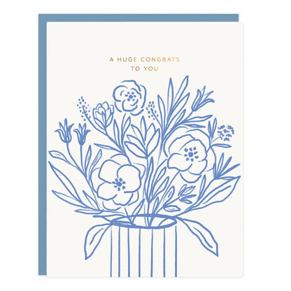 Ramona & Ruth - Congrats Bouquet Card