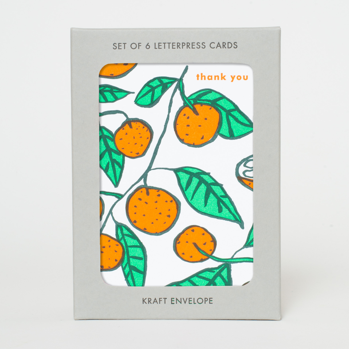 Egg Press - Citrus Thank You Greeting Card Box Set