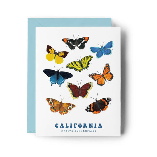 Brenna Daugherty Illustration - California Native Butterflies Card