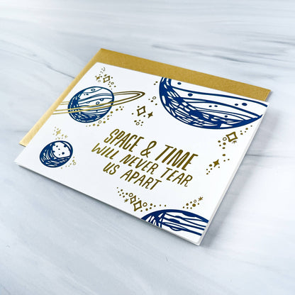 Paper Parasol Press - Space and Time Card