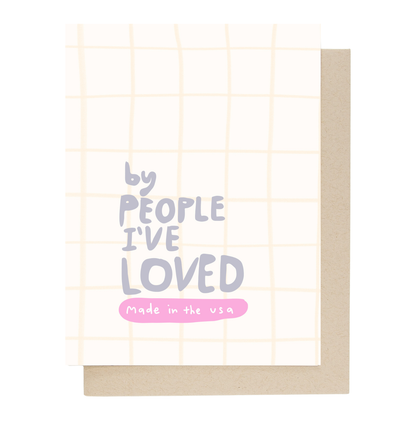 People I've Loved - I'm So Glad Birthday Card - NEW VERISON