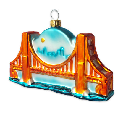 SF Mercantile - Golden Gate Bridge Glass Ornament