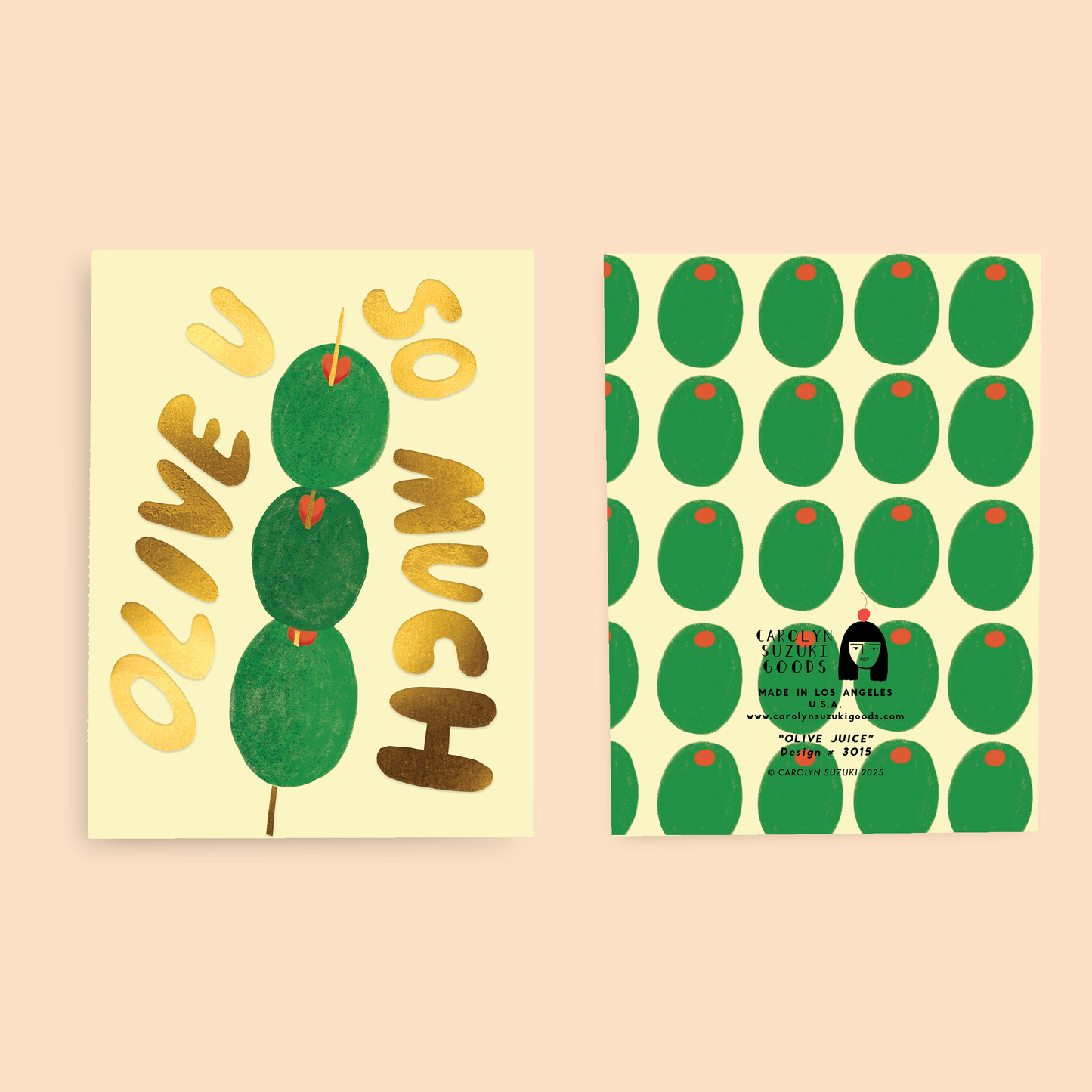 Carolyn Suzuki - OLIVE JUICE - Love Card
