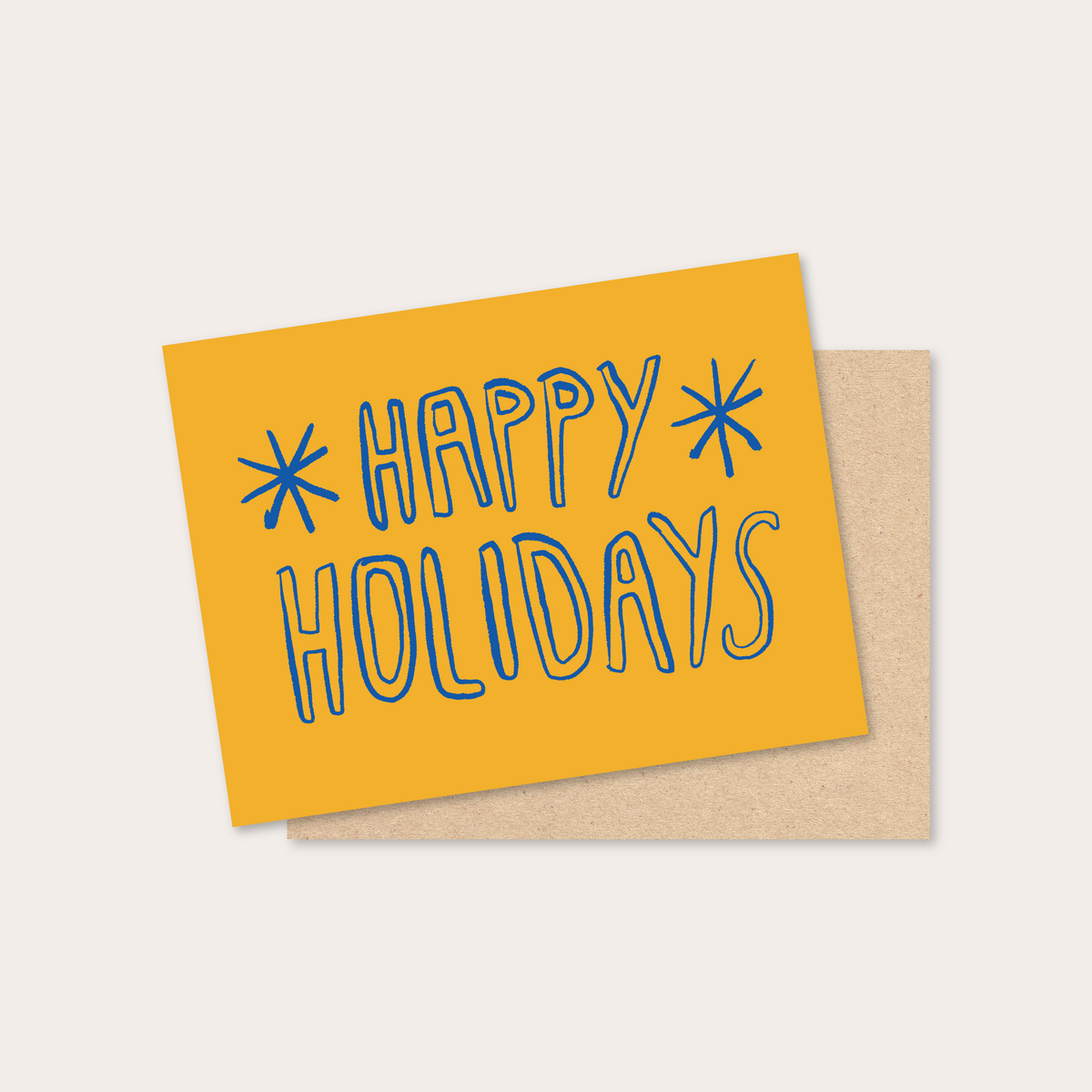Gab Art & Design - Happy holidays no. 2 - greeting card: White